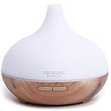 ASAKUKI 300ml Aroma Diffuser für Duftöle, Premium Ultraschall Luftbefeuchter Aromatherapie Öle...