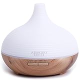 ASAKUKI 300ml Aroma Diffuser für Duftöle, Premium Ultraschall Luftbefeuchter...