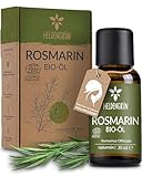 Heldengrün® BIO Rosmarinöl [HOCHDOSIERT] Stimuliert Haarwachstum - Haaröl bei Haarausfall - 100%...