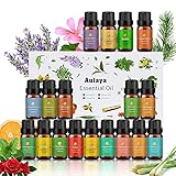 Aulaya ÄTHERISCHE ÖLE SET 18 * 10Ml -Duftöl Pur 100% Naturrein Aroma Öl Diffuser Lavendel,...