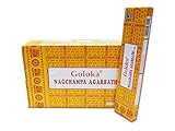 Goloka Räucherstäbchen Nagchampa Agarbathi, 2 Box