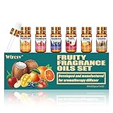 Fruchtiges Duftöl - Ätherische Öle Set für diffuser– 5 ml x 6 Fruchtaromen...